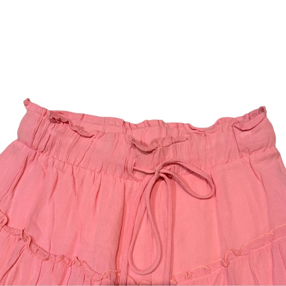 Altar'd State Blush Tiered Mini Skirt - Picture 6 of 9